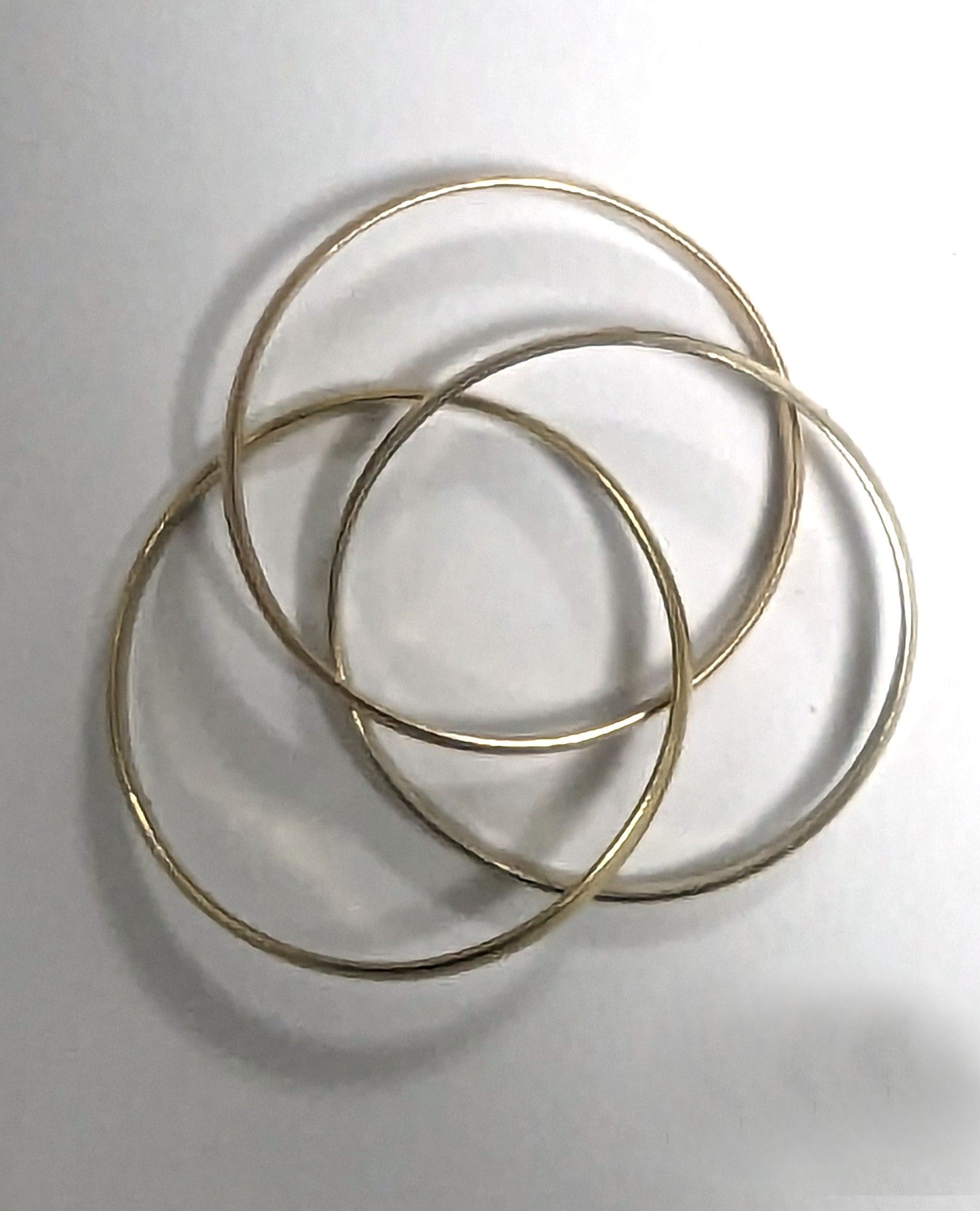 ANNEAUX trois ors (750)