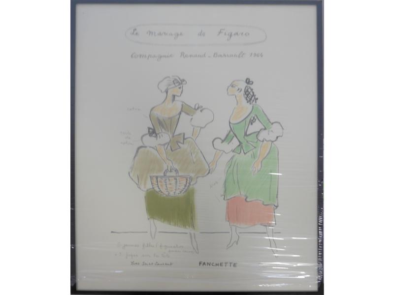 D'après Yves SAINT-LAURENT