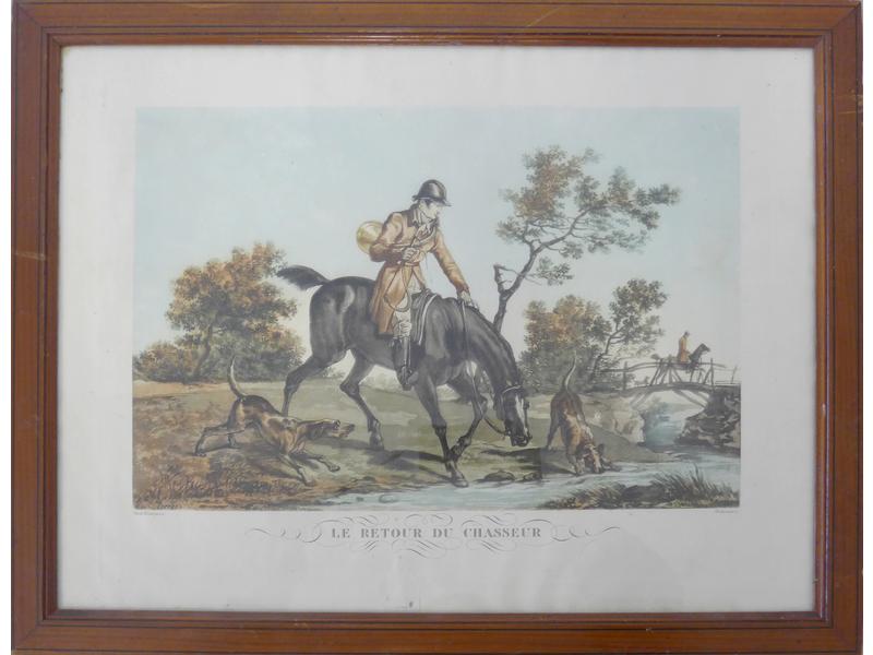 GRAVURE en couleurs d'après Vernet