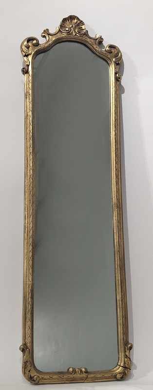 MIROIR en chapeau de gendarme dans un cadre...