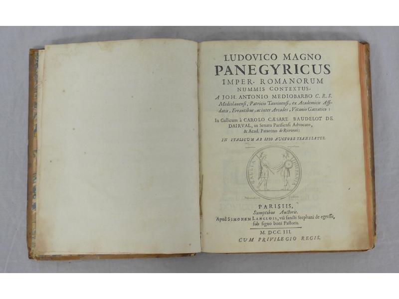 MEDIOBARDO (A.) : Ludovico magno panegyricus...