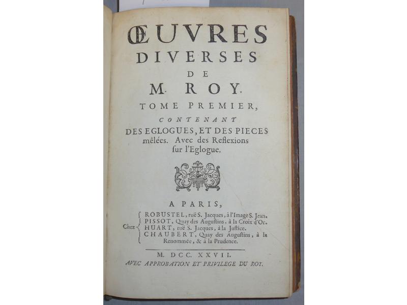 LOT de 5 vol. anciens