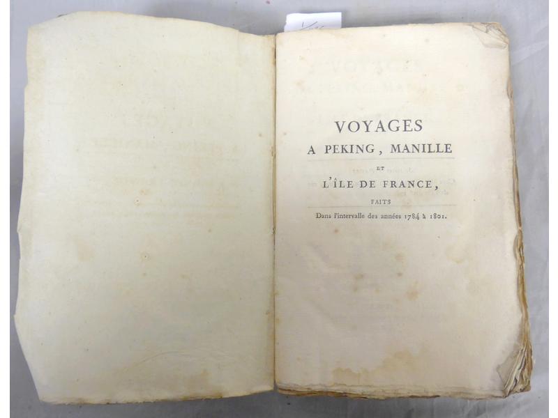 GUIGNES (M. de) : Voyages à Peking, Manille...