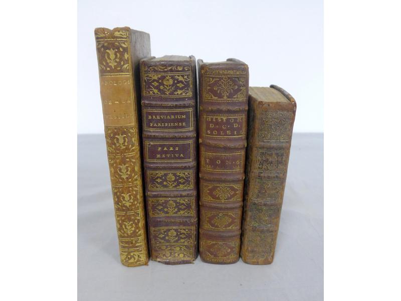 [DIVERS] lot de 4 vol. in-12 ou in-8 reliés...
