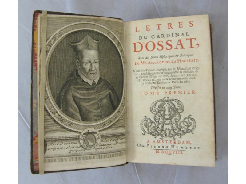 AMELOT DE LA HOUSSAIE : Lettres du cardinal...