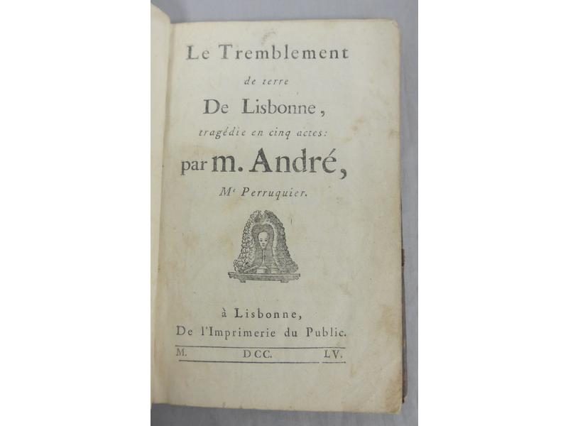 LE TREMBLEMENT DE TERRE DE LISBONNE, tragédie...