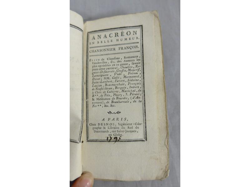 "Le Plus joli chansonnier françois", troisième...