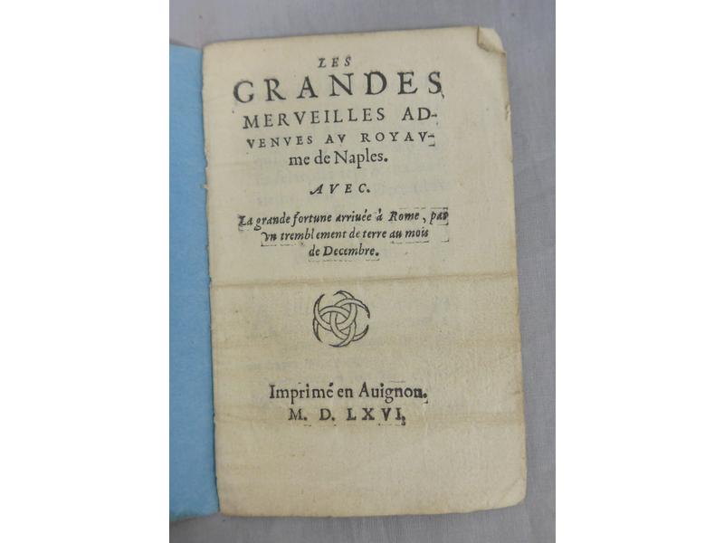 Les Grandes merveilles advenues au royaume...