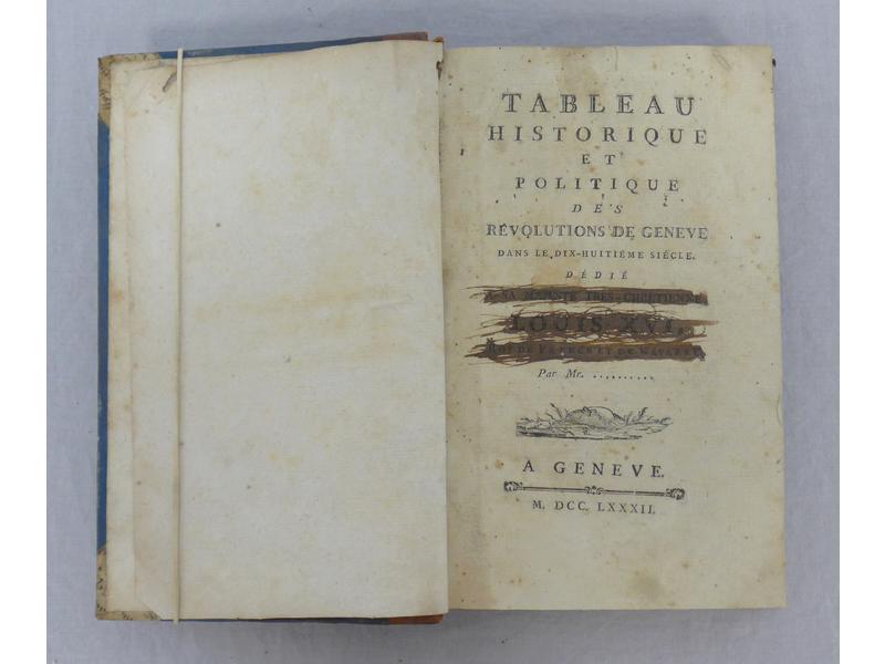 [IVERNOIS F. d'] Tableau historique et politique...