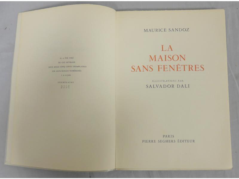 SANDOZ (M) :  La Maison sans fenêtres. Illustration...