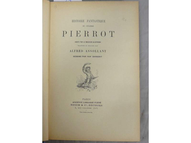 Alfred ASSOLANT, Le célèbre Pierrot, Boivin...