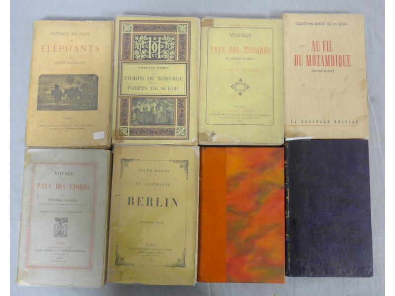 [VOYAGES] Lot de 8 vol. reliés et brochés...