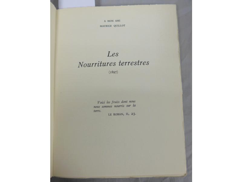 GIDE, Les nourritures terrestres, ill. de...