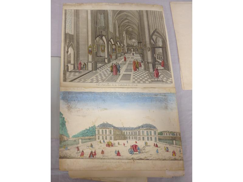 LOT D'ENVIRON 15 GRAVURES et lithographies...