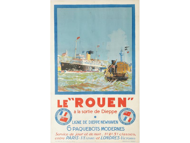 "Le Rouen, à la sortie de Dieppe"