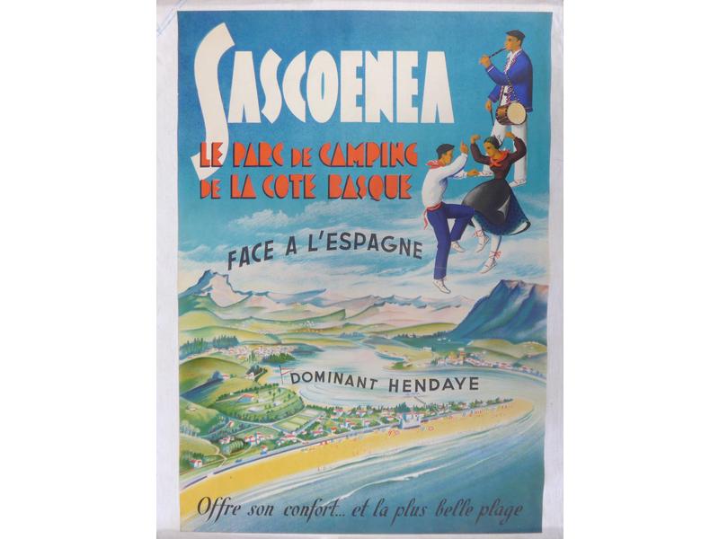 [Camping d'Hendaye] - SASCOENEA, affiche...