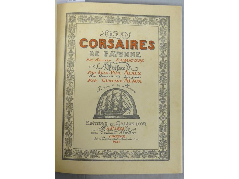 [CORSAIRES] Edouard LAMAIGNERE - 2 ouvra...