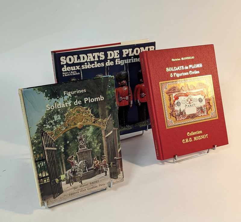 [SOLDATS DE PLOMB] - 3 ouvrages brochés ...