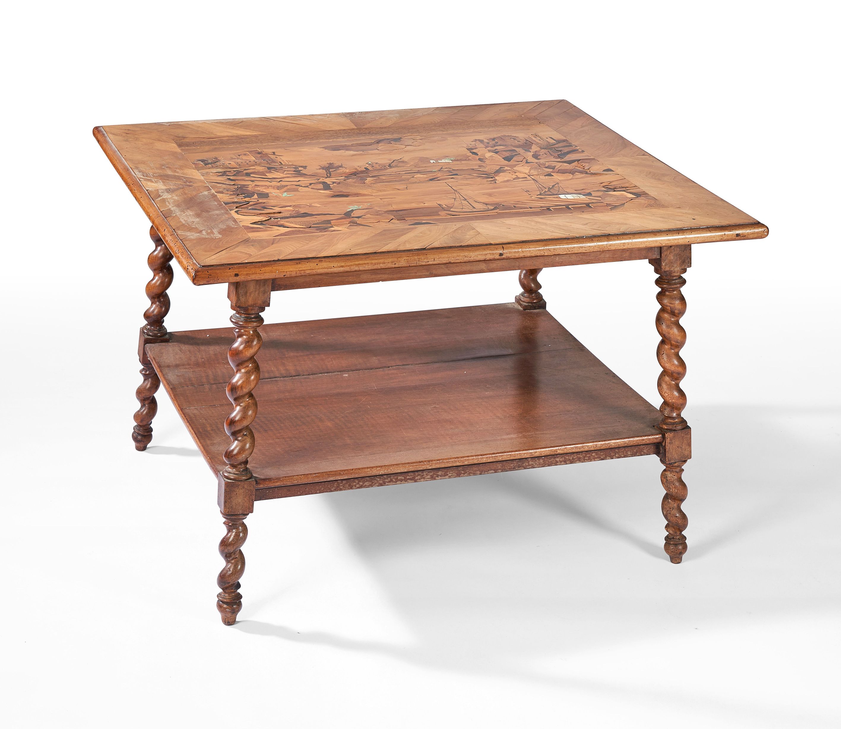 TABLE à plateau rectangulaire en bois naturel...