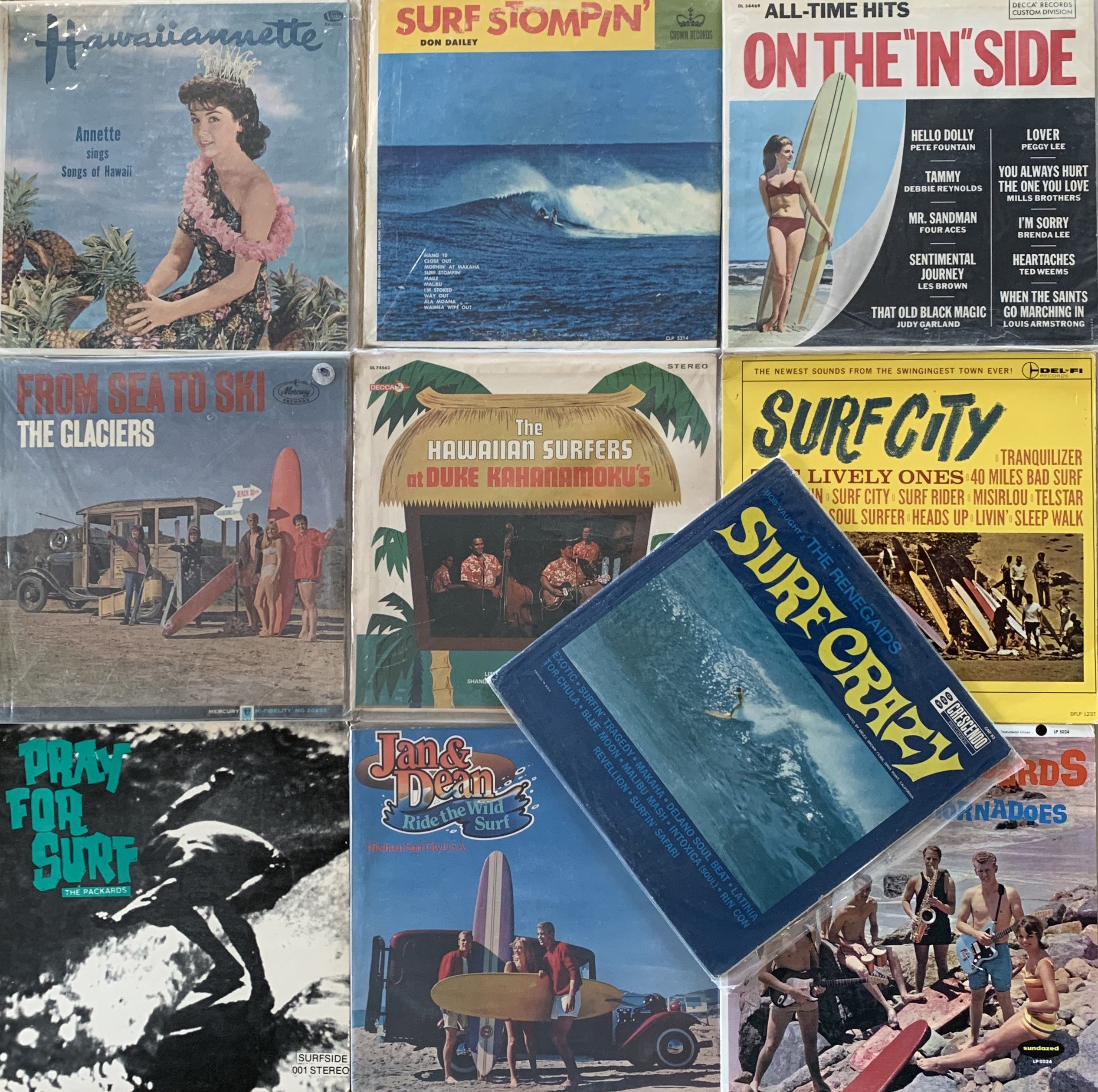 ENSEMBLE DE DIX DISQUES VINYLES 33T :