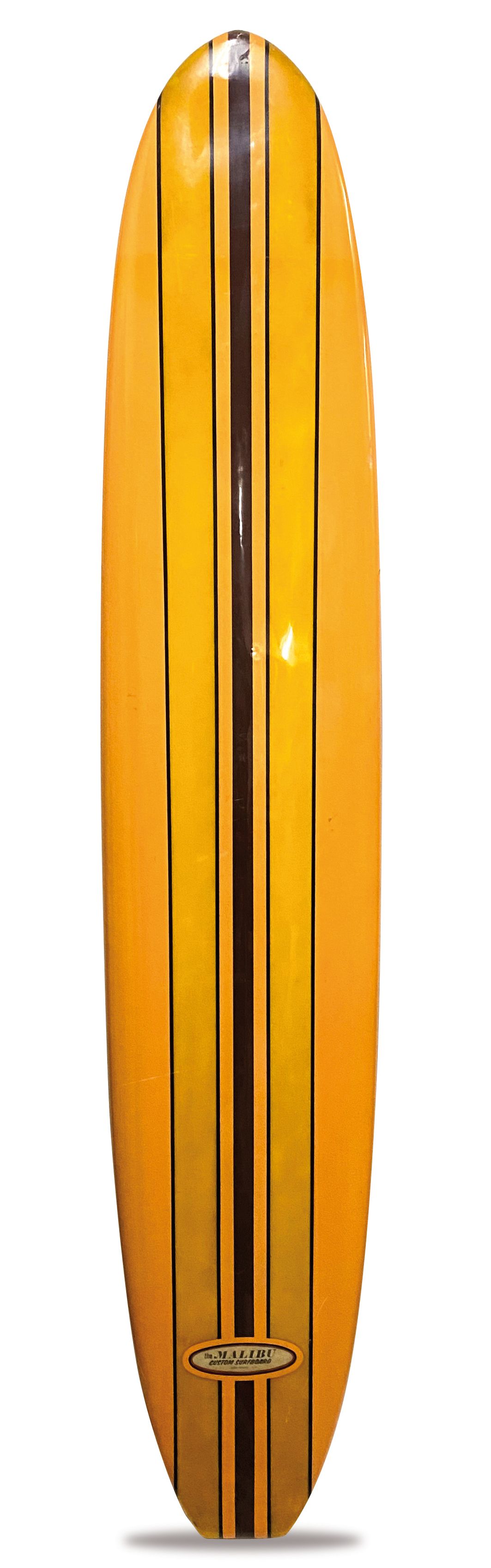 THE MALIBU CUSTOM SURFBOARD - MALIBU PLASTIC...