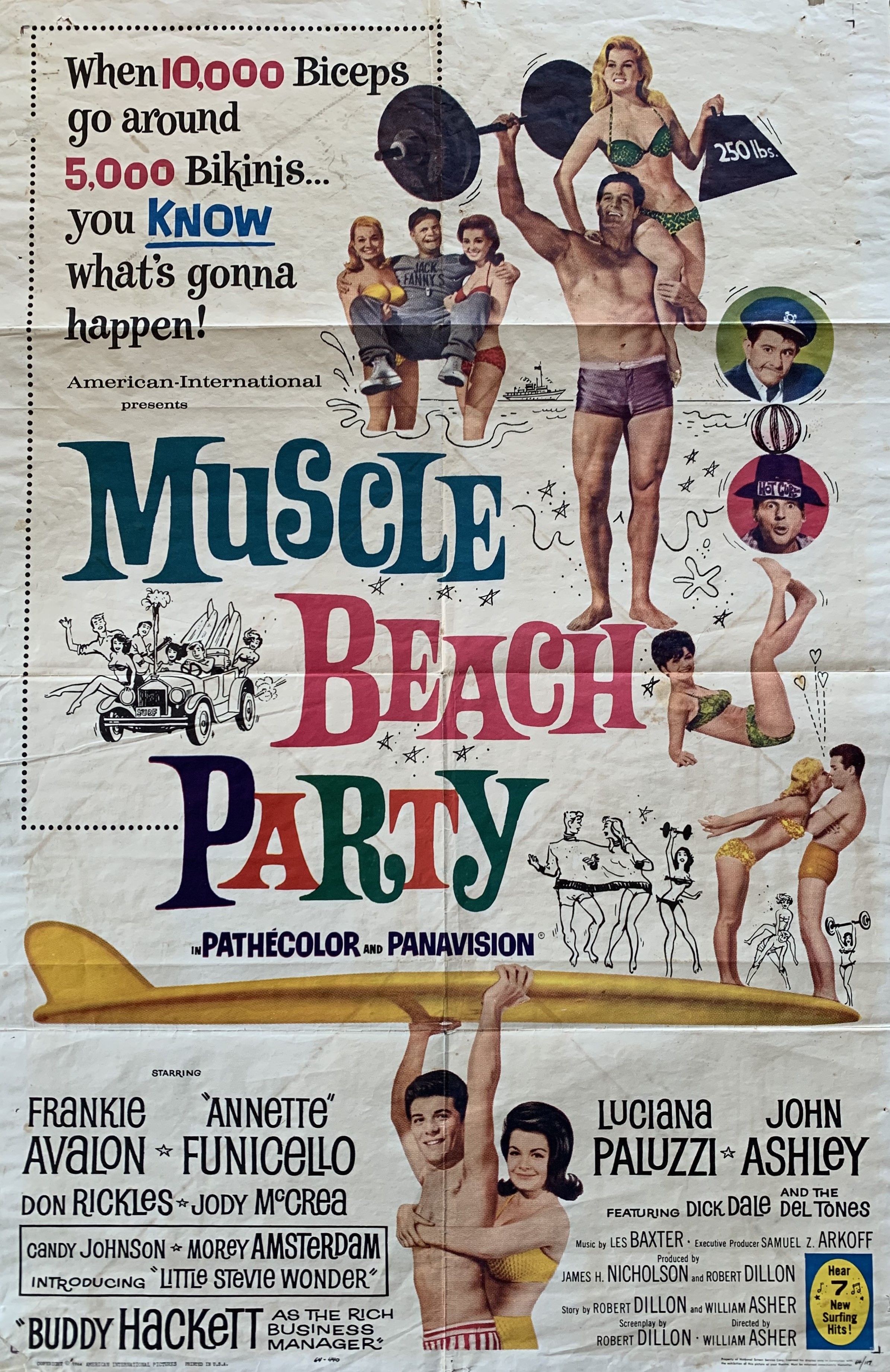 MUSCLE BEACH PARTY (1964)