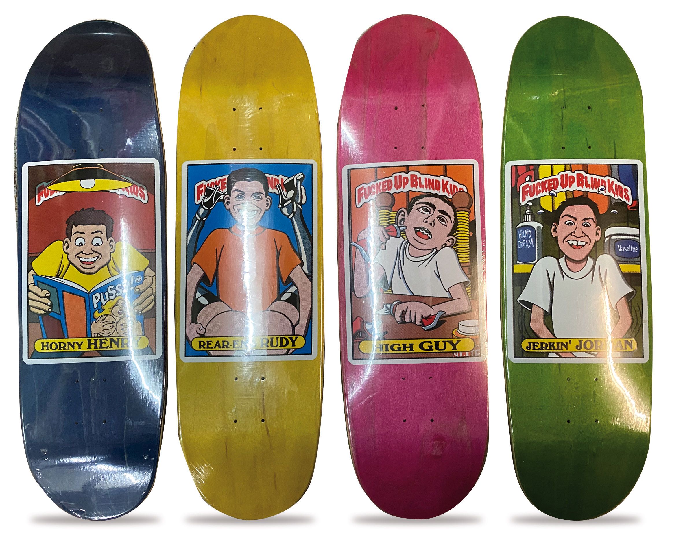 LOT DE QUATRE MINIS SKATE