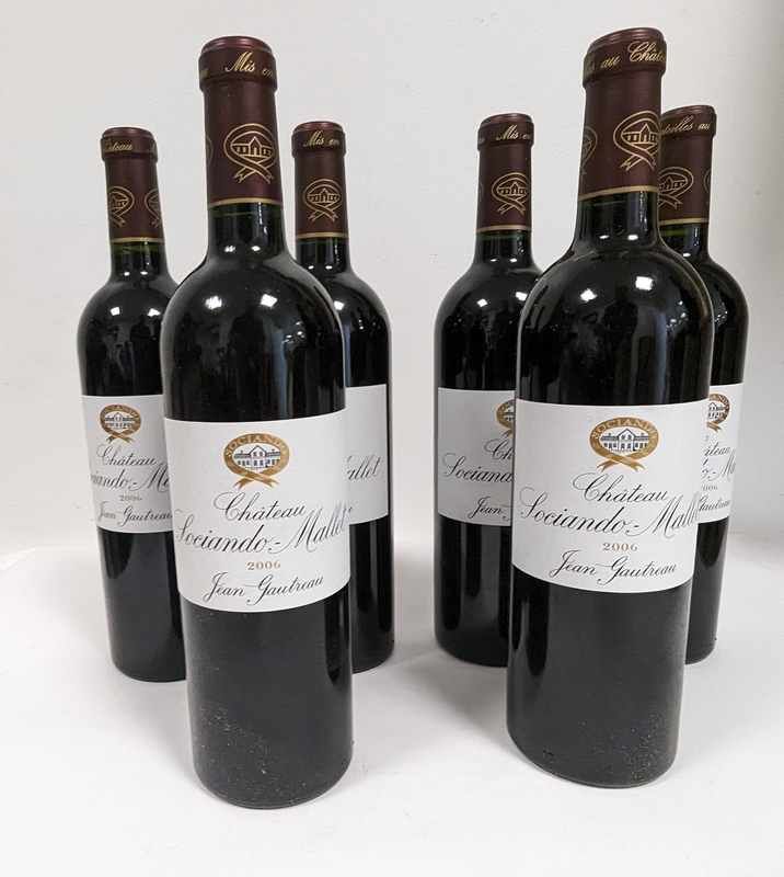 6 Blles CH. SOCIANDO-MALLET Haut-Médoc 2...
