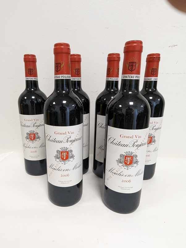 6 Blles CH. POUJEAUX Moulis 2006.