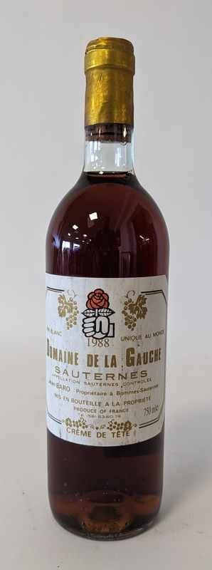 1 Blle DOMAINE DE LA GAUCHE, Sauternes, ...