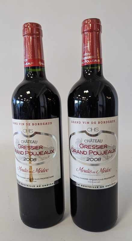 2 Blles CH. GRESSIER GRAND POUJEAU Moulis,...