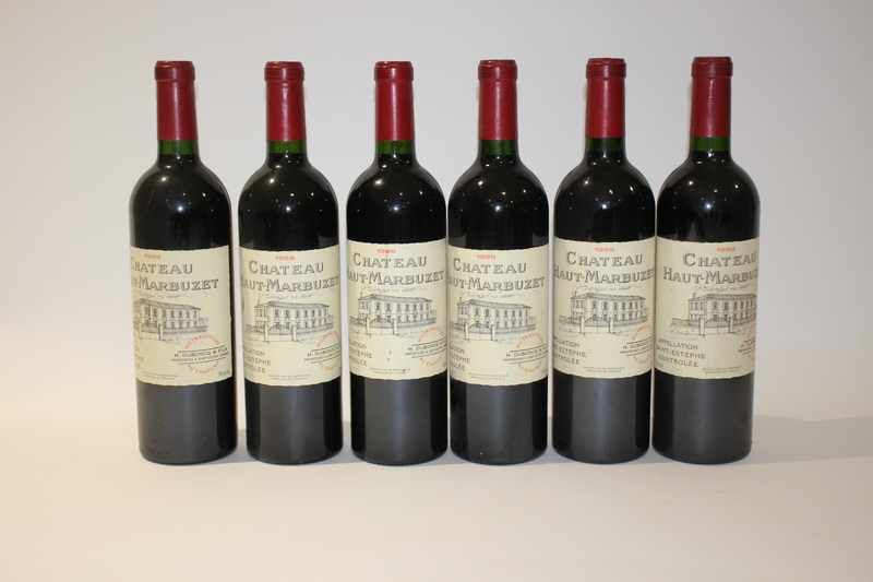 6 Blles CH. HAUT MARBUZET Saint-Estèphe ...