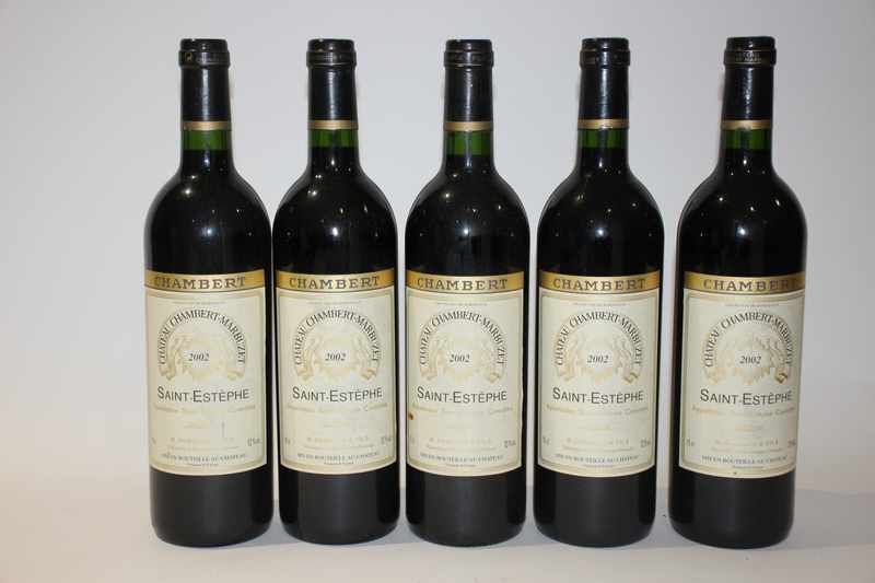 5 Blles CH. CHAMBERT MARBUZET Saint-Estèphe...