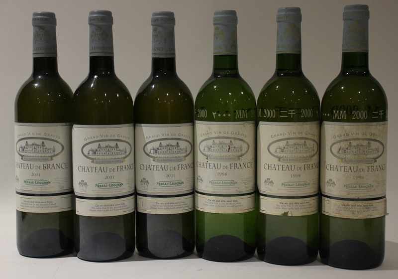 6 Blles CH. DE FRANCE Graves blanc