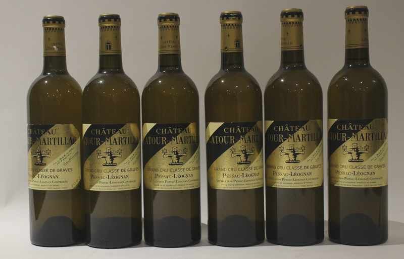 6 Blles CH. LATOUR MARTILLAC Graves GCC blanc...