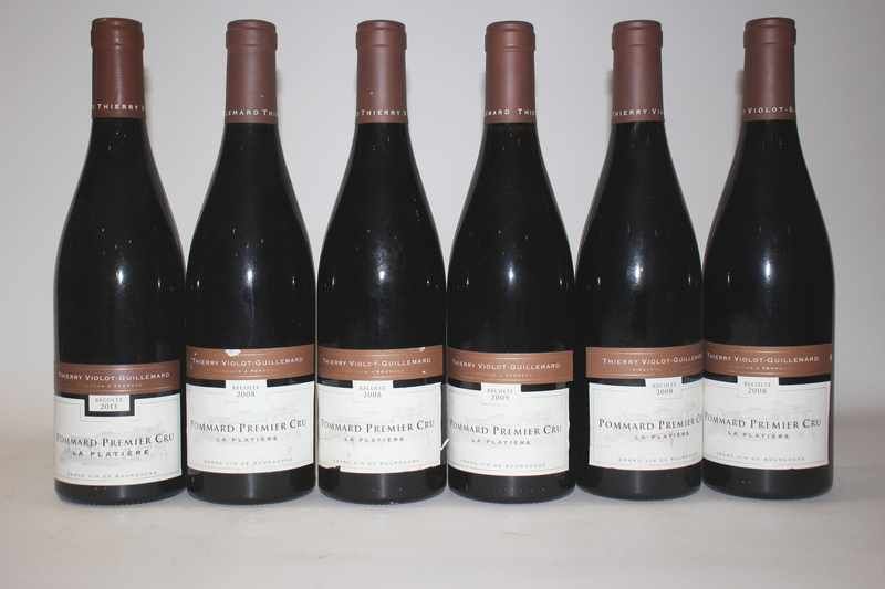 6 Blles POMMARD 1er Cru La Platière mise...