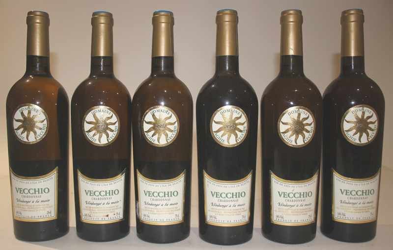 6 Blles DOMAINE AGHJE VECCHIE "Vecchio"Chardonnay...