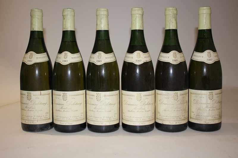 6 Blles MONTLOUIS moelleux  mise Dom. Deletang...
