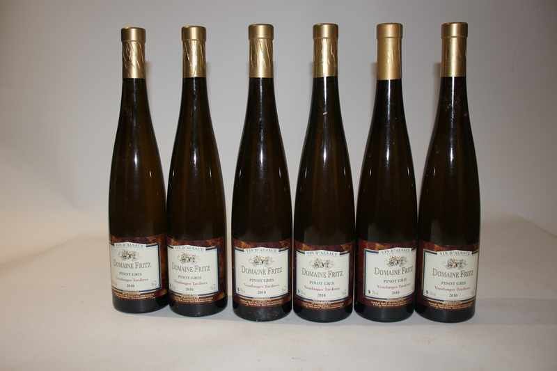 6 Blles PINOT GRIS Vendanges Tardives mise...