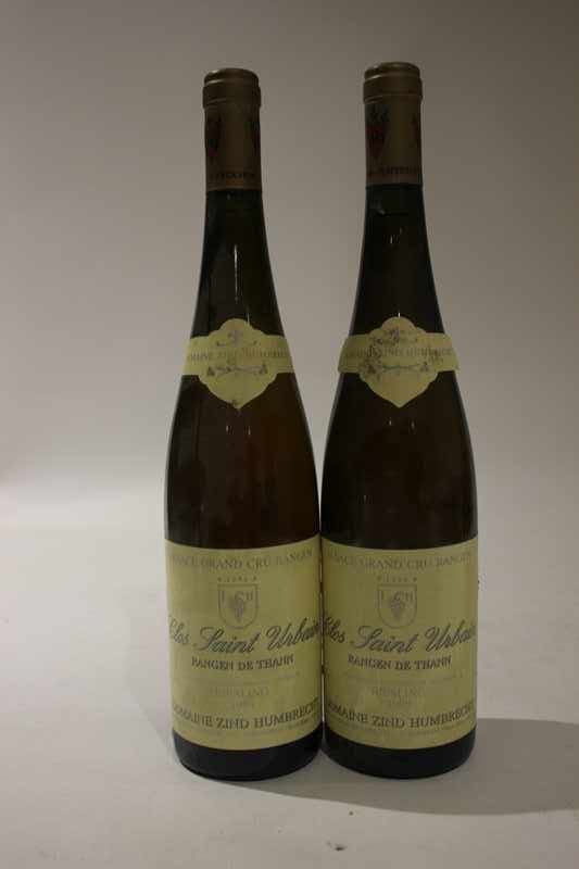 2 Blles RIESLING Rangen de Thann mise Dom....