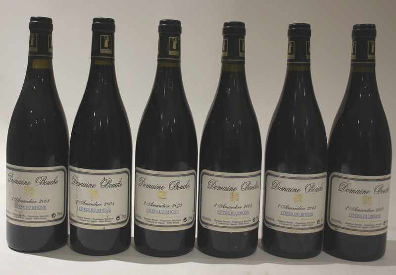 6 Blles DOMAINE BOUCHE Côtes du Rhône "L'Amandier"...