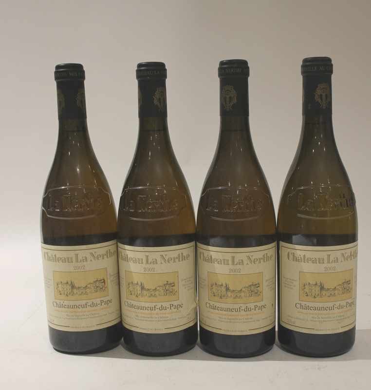4 Blles CH. LA NERTHE Chateauneuf du Pape...
