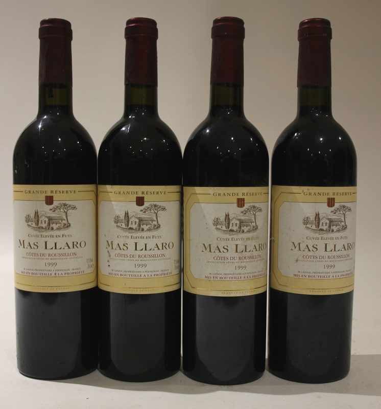 4 Blles CÔTES DU ROUSSILLON mise Mas Llaro...