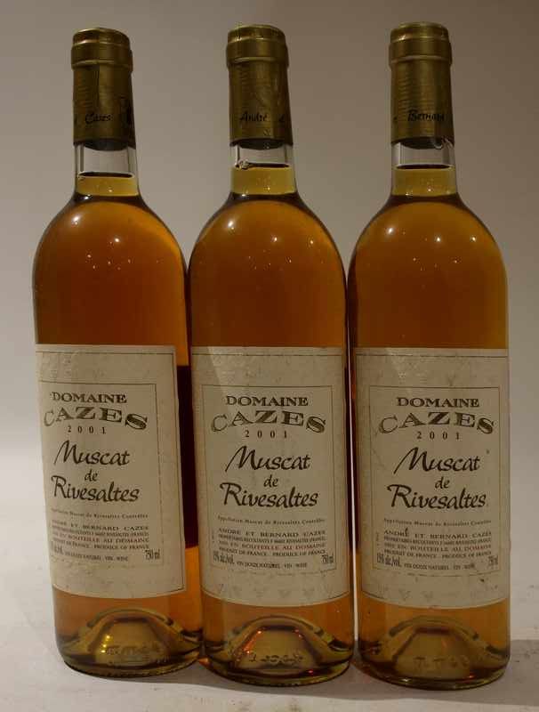3 Blles VDN MUSCAT DE RIVESALTES mise Domaine...