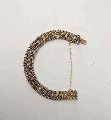 BRACELET en or (750mm) à motif de petites...