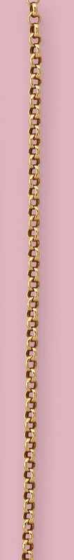 COLLIER en or (750) à mailles forçat.