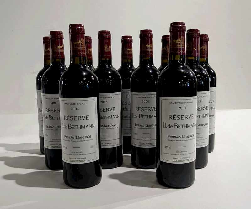 11 Blles RESERVE JJ DE BETHMANN, Pessac Léognan,...