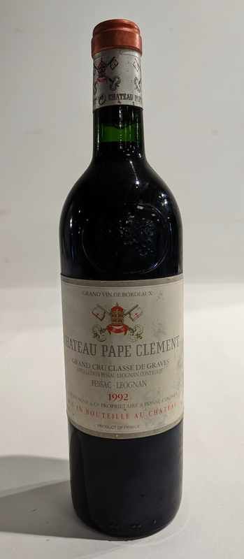 1 Blle CH. PAPE CLEMENT, Graves GCC 1992...