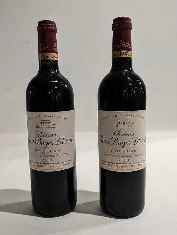 2 Blles CH. HAUT BAGES LIBERAL, Pauillac...