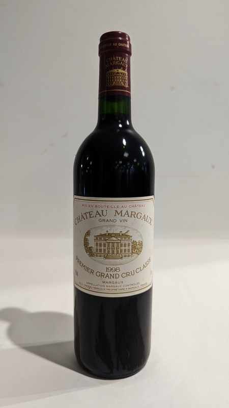 1 Blle CH. MARGAUX 1er GCC 1998.